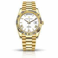 Gold / White