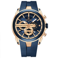 Blue / Rose Gold